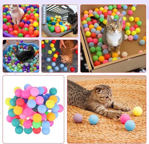 150 قطعة من كرات اليانصيب الملونة من BESPORTBLE: كرات تنس طاولة بلاستيكية غير ملحومة مقاس 40 مم لرسم السحب وألعاب البنغو والترفيه في الحفلات والفنون والحرف اليدوية وألعاب الحيوانات الأليفة - ألوان متنوعة in Kuwait