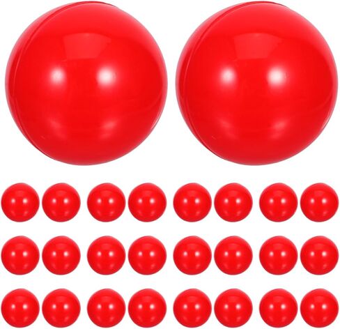 PRETYZOOM 50pcs Gumball Machine Refills Empty Colored Round Capsules Capsule Toys Small Plastic Balls 5cm Vending Machine Capsules Balls Small Bingo Raffle Drawing Capsule Vending in Kuwait