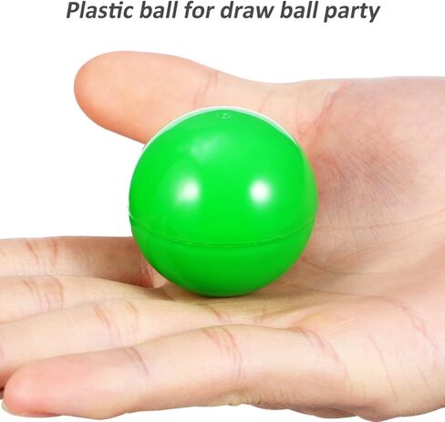 25pcs Hollow Plastic Balls Bright Colored Raffle Game Props for Parties Reusable Practical for Celebrations and Events Easy to Open for Notes in Saudi Arabia