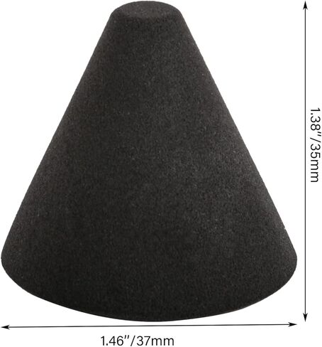 Yibuy 1.38x1.46" Piezo Trigger Foam Cone for Electronic Drum Instrument Black Pack of 2 in Kuwait