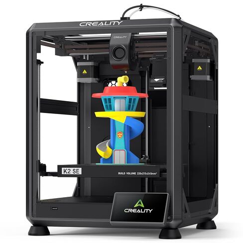 Creality 3D Printer, K1 SE Fully Assembled Auto Leveling FDM 3D Printers for Kids and Beginners, 600mm/s Max High-Speed Printing, Core XY All Metal Structure, Larger Print Size 250x220x220mm in Kuwait