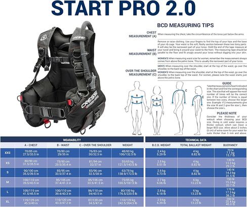 Cressi Start Scuba Diving Gear Package Complete with Start 2.0 BCD - Mini Console PD2 Gauge - AC2 Compact Regulator Set Fully Assembled, X-Large in Saudi Arabia