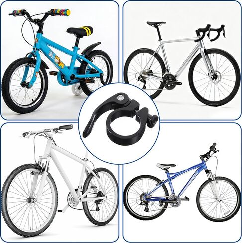 2 قطعة مقعد الدراجة آخر المشبك 31.8 مللي متر خفيفة الوزن الألومنيوم الإفراج السريع دراجة Seatpost المشابك ل 27.2-28.6 مللي متر مقاعد الطريق الجبلية أنبوب كليب in Saudi Arabia