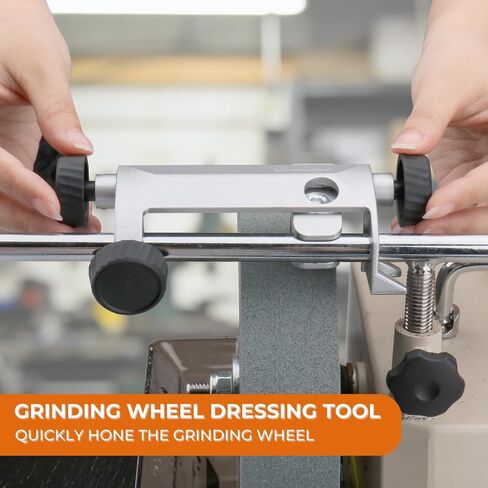 أداة تلبيس الماس|قطع بديلة لـ Tormek TT-50|أداة تصحيح عجلة الشحذ الرطبة|تلميع سطح حجر الطحن للسكاكين الحادة|الشظية in Kuwait