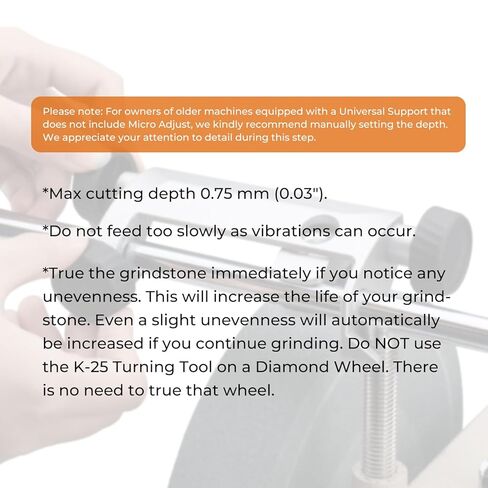 أداة تلبيس الماس|قطع بديلة لـ Tormek TT-50|أداة تصحيح عجلة الشحذ الرطبة|تلميع سطح حجر الطحن للسكاكين الحادة|الشظية in Kuwait