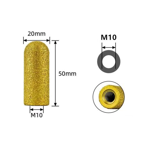 1 Pc 20mm 45# Coarse Grit Diamond Brazed Finger Bit – Grinding Wheel Milling Cutter for Dressing Stone Countertops, Construction & Renovation Projects in Kuwait