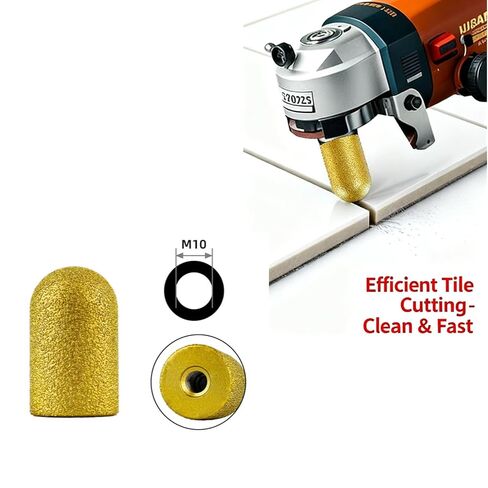 1 Pc 20mm 45# Coarse Grit Diamond Brazed Finger Bit – Grinding Wheel Milling Cutter for Dressing Stone Countertops, Construction & Renovation Projects in Kuwait