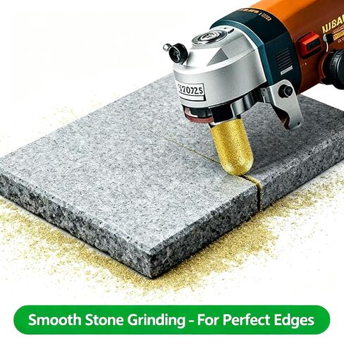 1 Pc 20mm 45# Coarse Grit Diamond Brazed Finger Bit – Grinding Wheel Milling Cutter for Dressing Stone Countertops, Construction & Renovation Projects in Kuwait