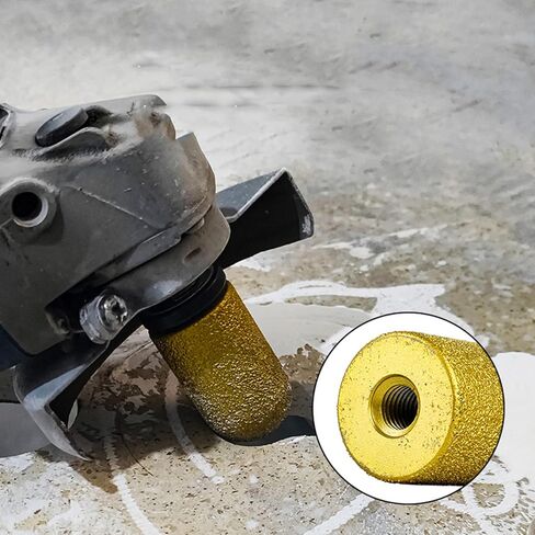 1 Pc 20mm 45# Coarse Grit Diamond Brazed Finger Bit – Grinding Wheel Milling Cutter for Dressing Stone Countertops, Construction & Renovation Projects in Kuwait