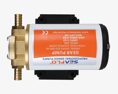 SEAFLO 12V 3.2GPM 12LPM Low Pressure Electric Gear Pumps for Water Diesel Oil Lubricant Transfer in Kuwait