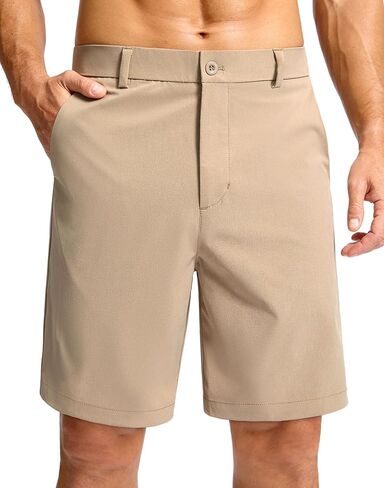 Soothfeel Men's Casual Shorts 7"/ 9" /11" Golf Shorts for Men Flat Front Dress Work Clothing Lightweight with 3 Pockets in Saudi Arabia