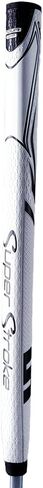SuperStroke Zenergy Tour 1.0P 17" Golf Putter Grip with No Taper Enhanced Spyne Technology, New Multi-Zone Texturing and Tech-Port, White/Black in Kuwait