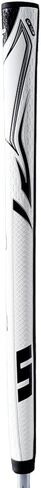SuperStroke Zenergy Tour 1.0P 17" Golf Putter Grip with No Taper Enhanced Spyne Technology, New Multi-Zone Texturing and Tech-Port, White/Black in Kuwait