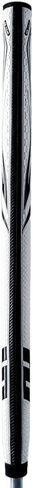 SuperStroke Zenergy Tour 1.0P 17" Golf Putter Grip with No Taper Enhanced Spyne Technology, New Multi-Zone Texturing and Tech-Port, White/Black in Kuwait