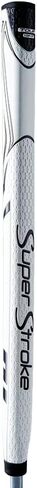 SuperStroke Zenergy Tour 1.0P 17" Golf Putter Grip with No Taper Enhanced Spyne Technology, New Multi-Zone Texturing and Tech-Port, White/Black in Kuwait