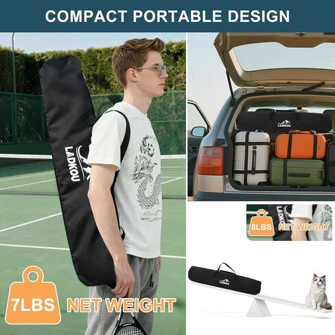 Extra Large Tennis Ball Hopper, Holds 200 Balls, Foldable Tennis Ball Basket with Wheels & Removable Bag, Lightweight Pickleball Caddy Cart for Baseball/Softball, for Training/Teaching in Saudi Arabia