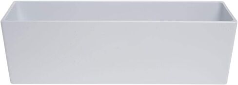 HUBERT Modular Food Bar Pan 1/2 Size Long Bright White Melamine - 6"H in Saudi Arabia
