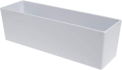 HUBERT Modular Food Bar Pan 1/2 Size Long Bright White Melamine - 6"H in Saudi Arabia