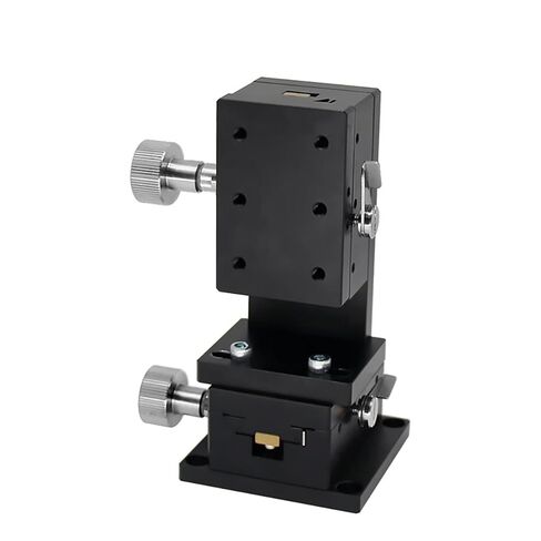 LWE4060 40 * 60 XZ Axis Dovetail Groove Sliding Table Manual Platform Rack and Pinion Drive Knob Fine-Tuning Slide in Kuwait