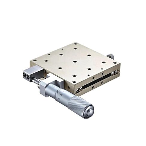 X Axis Translation Optical Sliding Table 80 * 80mm Stainless Steel Manual Displacement Linear Stage LBX80-L/LBX80-C/LBX80-R(LBX80-R) in Kuwait