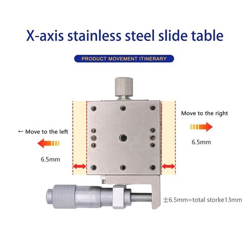 X محور LBX70-L ترجمة انزلاق بصري Table70 * 70 مللي متر الفولاذ المقاوم للصدأ دليل النزوح المرحلة الخطية (LBX70-L) in Kuwait