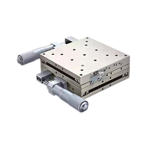 XY axis LBY100 Optical Displacement Platform 100 * 100mm Manual Linear Stainless Steel Stage Guide Rail(LBY100-C) in Kuwait