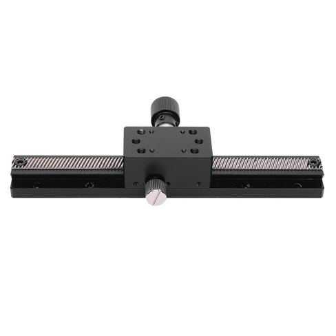 High Precision Long Stroke Linear Stage HC25 A150 with Manual Fine Tune, Gear Rack Drive, Dovetail Groove, High Sliding Table for Optical, Measuring Instruments in Kuwait