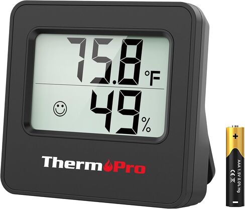 ThermoPro TP357 Digital Hygrometer Indoor Thermometer of 260FT, Bluetooth Thermometer Humidity Meter with Smart App, Room Thermometer Humidity Gauge with Temperature Humidity Sensor in Kuwait