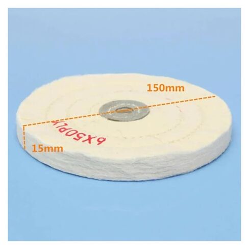 1 قطعة إطارات لامعة القماش عجلة تلميع الوبر 150 مللي متر عازلة مرآة البولندية ورأى إطارات لامعة وسادة القرص أدوات جلخ in Kuwait