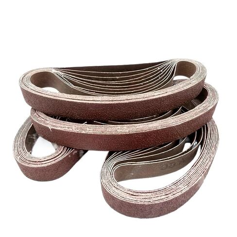 ماكينة سنفرة 60/100/240/320/800 لطحن وتلميع الفولاذ المقاوم للصدأ وإزالة الصدأ والنسيج الكاشط 520 × 20 مم (60-800 حصى 10 قطع) in Kuwait