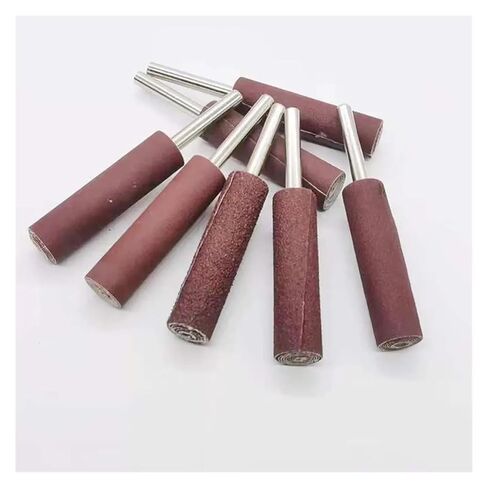 Cylindrical Head Sandpaper Stick Steel Shank Sand Paper for Polishing Grinding Abrasive Grit Burs Stick Sanding Abrasive Tool(80 Grit) in Saudi Arabia