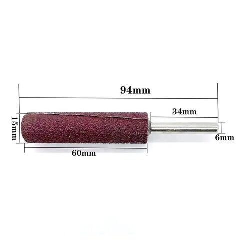 Cylindrical Head Sandpaper Stick Steel Shank Sand Paper for Polishing Grinding Abrasive Grit Burs Stick Sanding Abrasive Tool(80 Grit) in Saudi Arabia