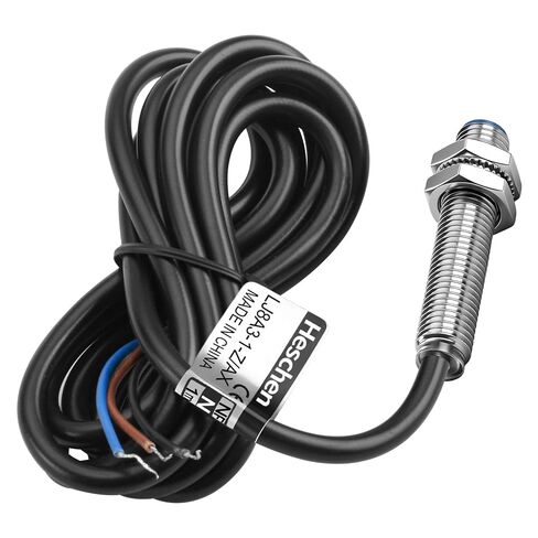 Heschen M8 Inductive Proximity Sensor Switch, Shield Type, LJ8A3-1-Z/AX-DC5V, Detector 1mm, 5VDC 200mA, NPN Normally Closed(NC), 3 Wire in Kuwait