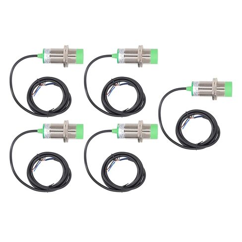 5Pcs LJ30A3~15~Z by M30 Capacitive Proximity Sensor Switch, DC 6~36V 300mA PNP Normally Open 15mm Detection IP65 Inductive Proximity Sensor with 3 Wires in Saudi Arabia
