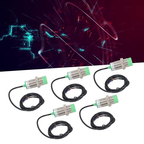 5Pcs LJ30A3~15~Z by M30 Capacitive Proximity Sensor Switch, DC 6~36V 300mA PNP Normally Open 15mm Detection IP65 Inductive Proximity Sensor with 3 Wires in Saudi Arabia