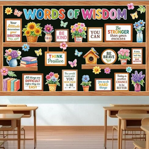 Bulletin Board Set - Plants Inspirational Classroom Decorations Bulletin Board Set Reading Library Back to School Classroom Decorations in Kuwait