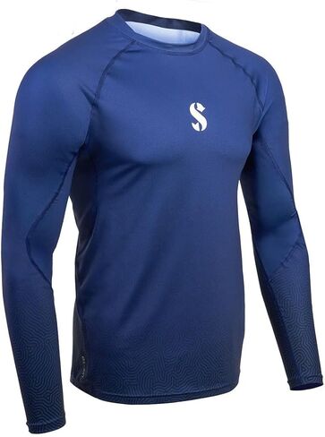 قميص SCUBAPRO T-Flex للرجال بأكمام طويلة للحماية من الطفح الجلدي - مقاس 3X-Large in Kuwait