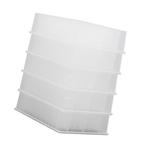 Deep Well Plate Made of Polypropylene, Pack of 5 Deep Well Plate, 5PCS Deep Well Storage Plate PP Plastic 32mm Height 96 Round Holes Laboratory Deep Well Plate in Saudi Arabia