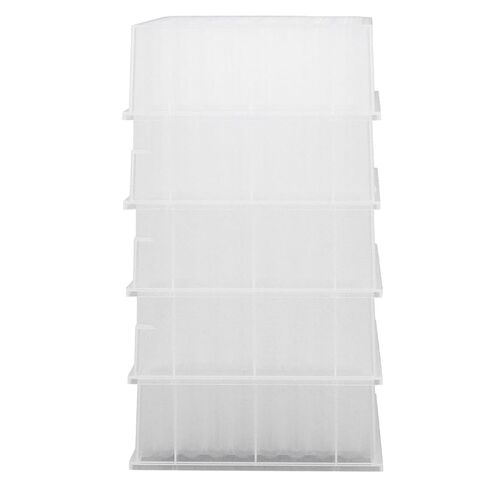 Deep Well Plate Made of Polypropylene, Pack of 5 Deep Well Plate, 5PCS Deep Well Storage Plate PP Plastic 32mm Height 96 Round Holes Laboratory Deep Well Plate in Saudi Arabia