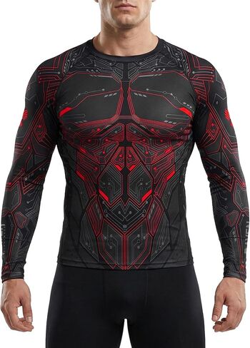 Raven Fightwear Men's Cybernetic Rash Guard MMA BJJ in Kuwait