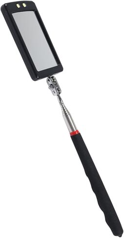 Extendable Inspection Mirror, 360-Degree Rotation LED Inspection Mirror Telescoping, Telescoping Mirror for Mechanic Checking Vehicle and Extra Viewing in Kuwait