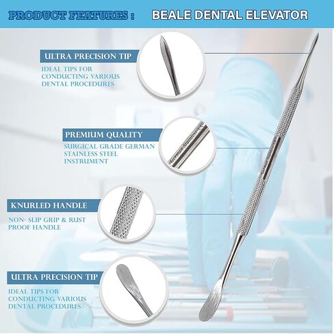 A2Z Dental Beale 7A Spatula Wax Carver Double Ended Instrument, Stainless Steel Instrument, Lab Technician Spatula Amalgam Mixing Carving Instrument in Saudi Arabia