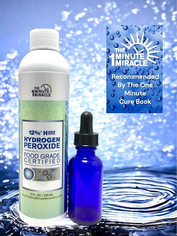 The One Minute Miracle - 12% Hydrogen Peroxide Medical Food Grade and The One Minute Cure Book in Kuwait