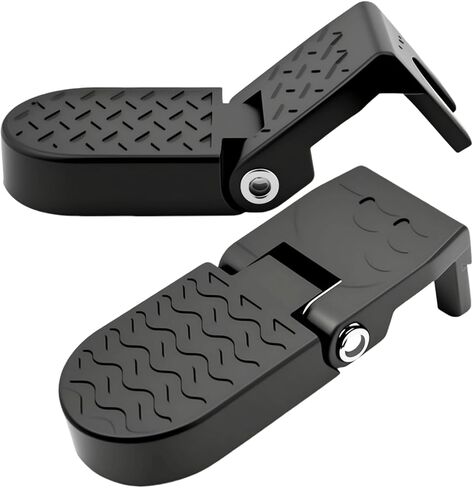 Folding Bike Rear Pedals, 2Pcs Aluminum Alloy Bicycle Foot Ebike Pegs Passenger Pedals with Non-Slip Design, Rear Footrests for E-Bike, Mountain Bike, Road Bike, BMX Accessories in Saudi Arabia