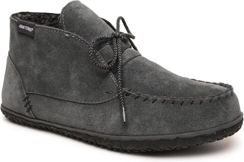Minnetonka Men’s Torrey Suede Chukka Boots - Handcrafted with Berber Lining, Removable Contoured Footbed, MinnTREAD Rubber Sole with Rice Husk, and Suede Upper - Indoor and Outdoor Use, Whiskey, 9 M in Kuwait