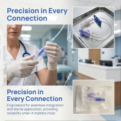 40PCS I-V Extension Set,I-V Tubing,IV Extension Set,for Veterinary and Laboratory in Saudi Arabia