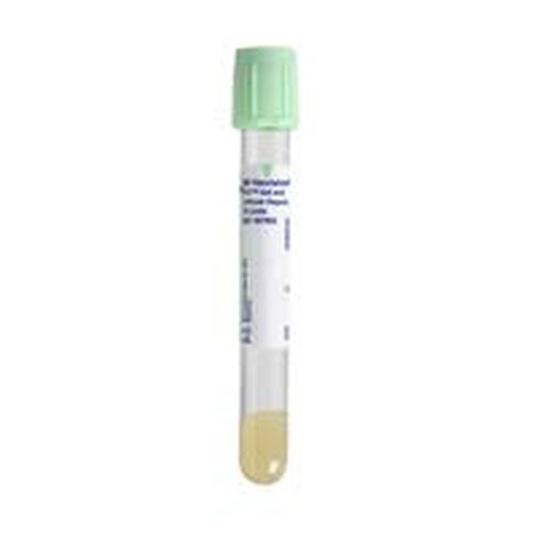 BD Vacutainer PST Tubes, 13x100 mm, 4.5 mL Draw Volume, Lithium Heparin 84 USP Units with Polymer Gel, Light Green Hemogard Closure, 100 Count in Saudi Arabia