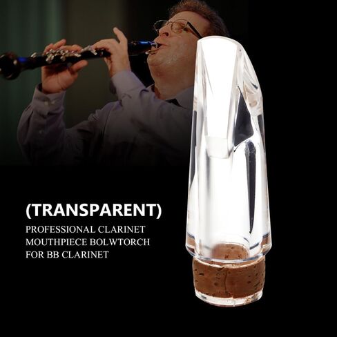 Garneck Transparent Clarinet Mouthpiece for Clarinet Durable Material for Musicians Seeking Sound in Saudi Arabia