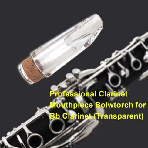 Garneck Transparent Clarinet Mouthpiece for Clarinet Durable Material for Musicians Seeking Sound in Saudi Arabia
