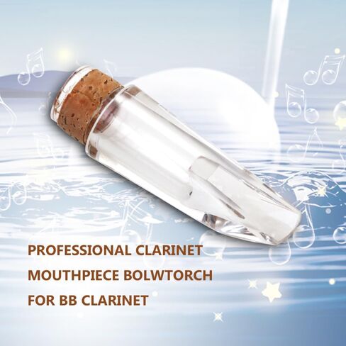 Garneck Transparent Clarinet Mouthpiece for Clarinet Durable Material for Musicians Seeking Sound in Saudi Arabia